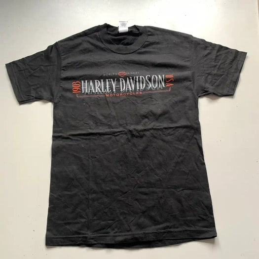 t-shirt VINTAGE HARLEY DAVIDSON - Buck in a sock