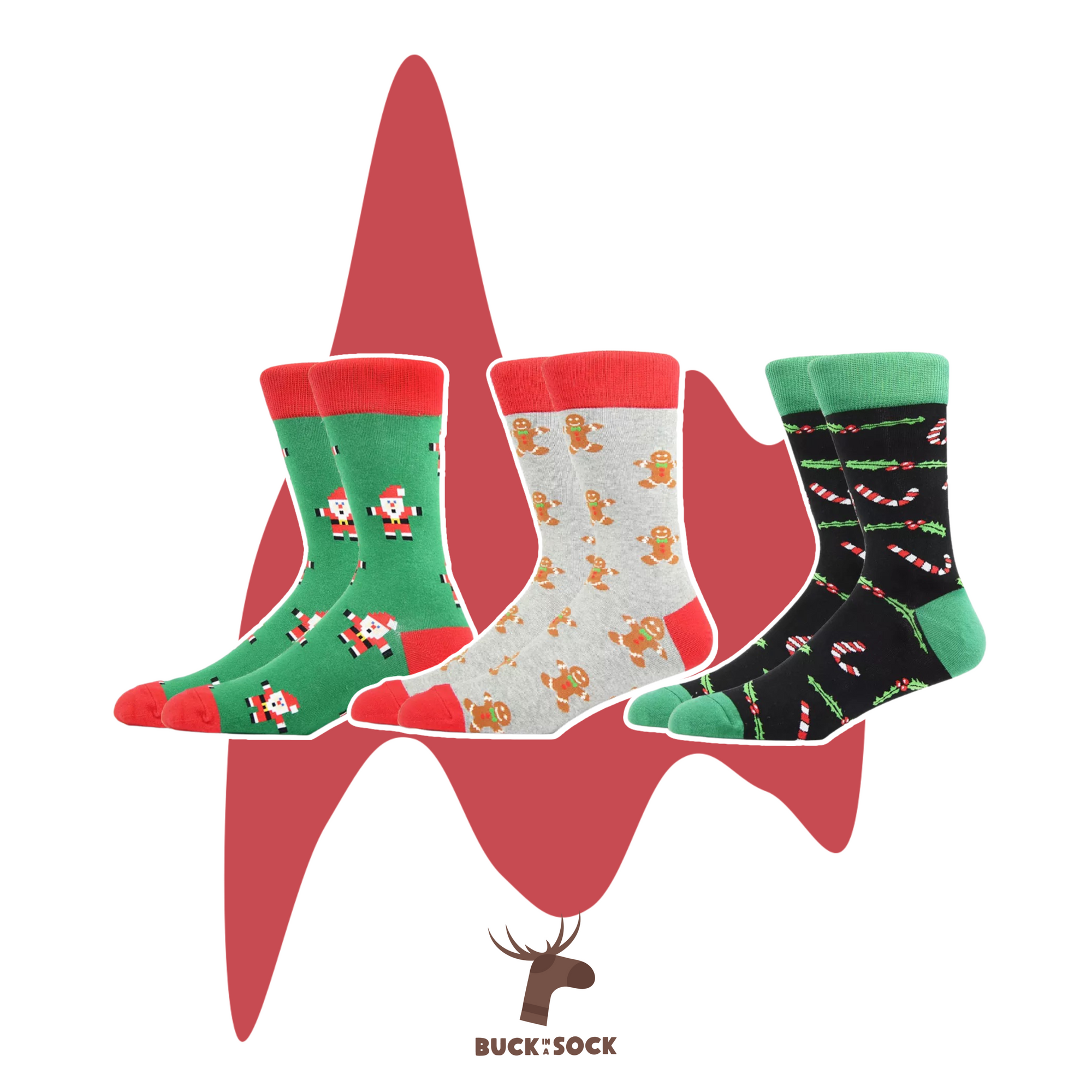 TINY CHRISTMAS - Buck in a sock